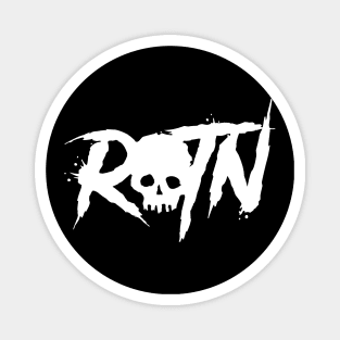 Rotn Skull Logo Magnet